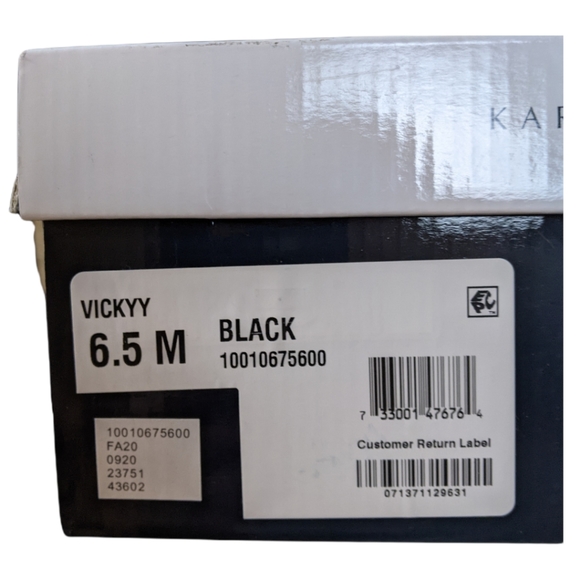 Karen Scott Vickyy Black Vegan Knee-High Block Heel Riding Boots Size 6.5 - Picture 10 of 10